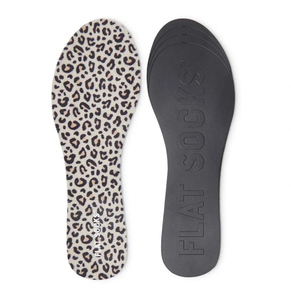 Flat Socks Printed Shoe Liner